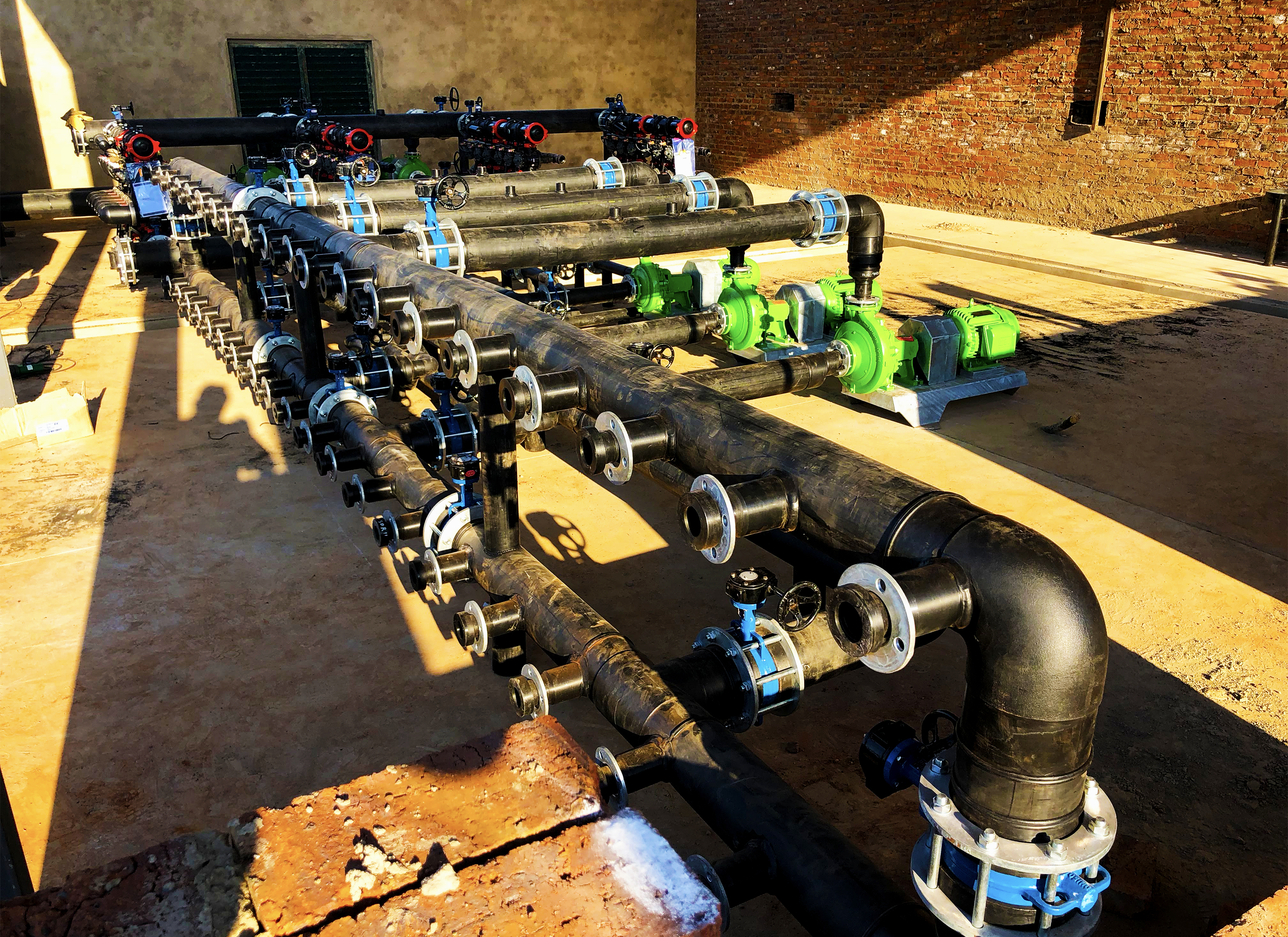 Commercial water piping system